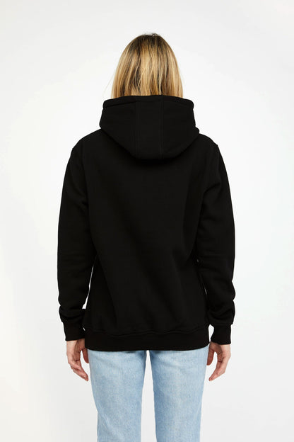 WOMEN BARCODE HOODIE - BLACK