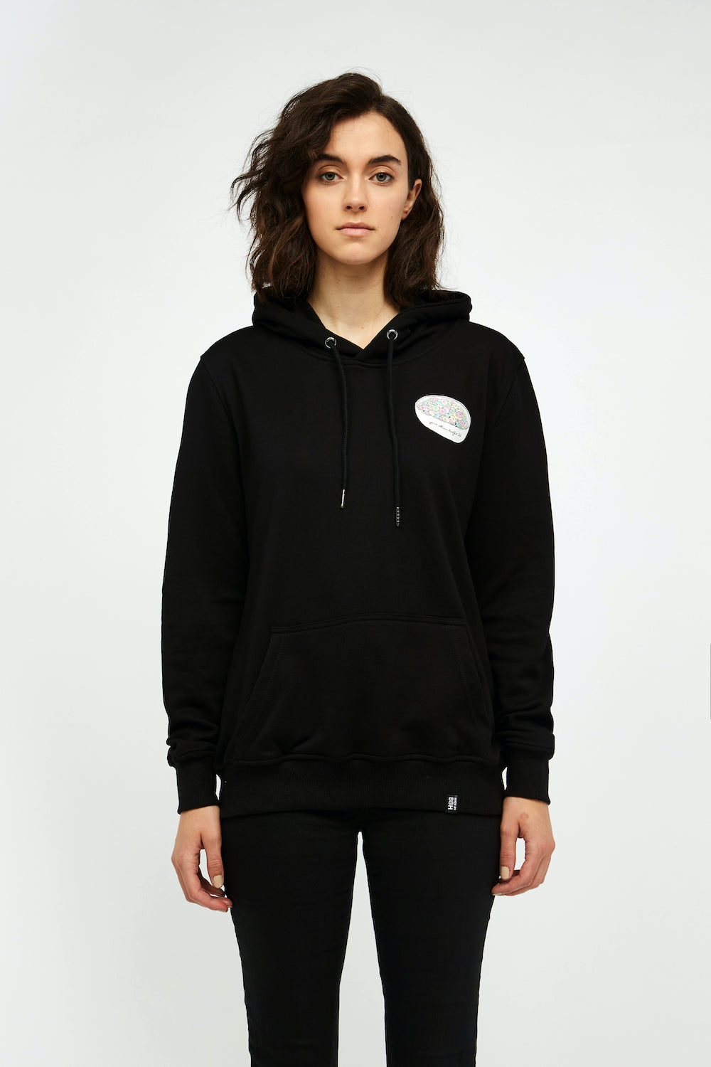 WOMEN CEREAL HOODIE - BLACK