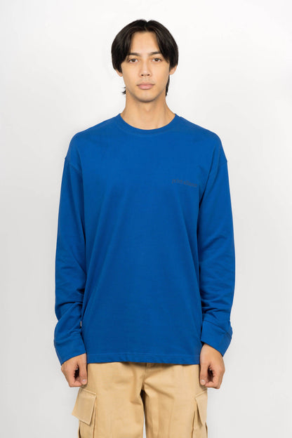 MEN TONAL LONG SLEEVE T-SHIRT - BLUE