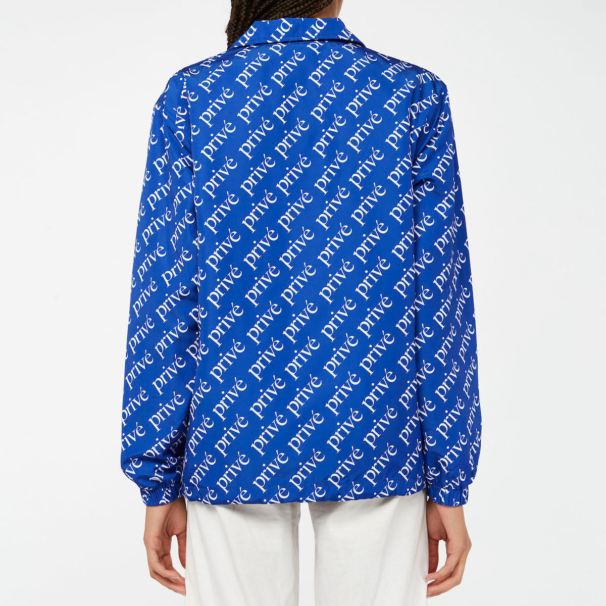 WOMEN WALL COACH JACKET - BLUE