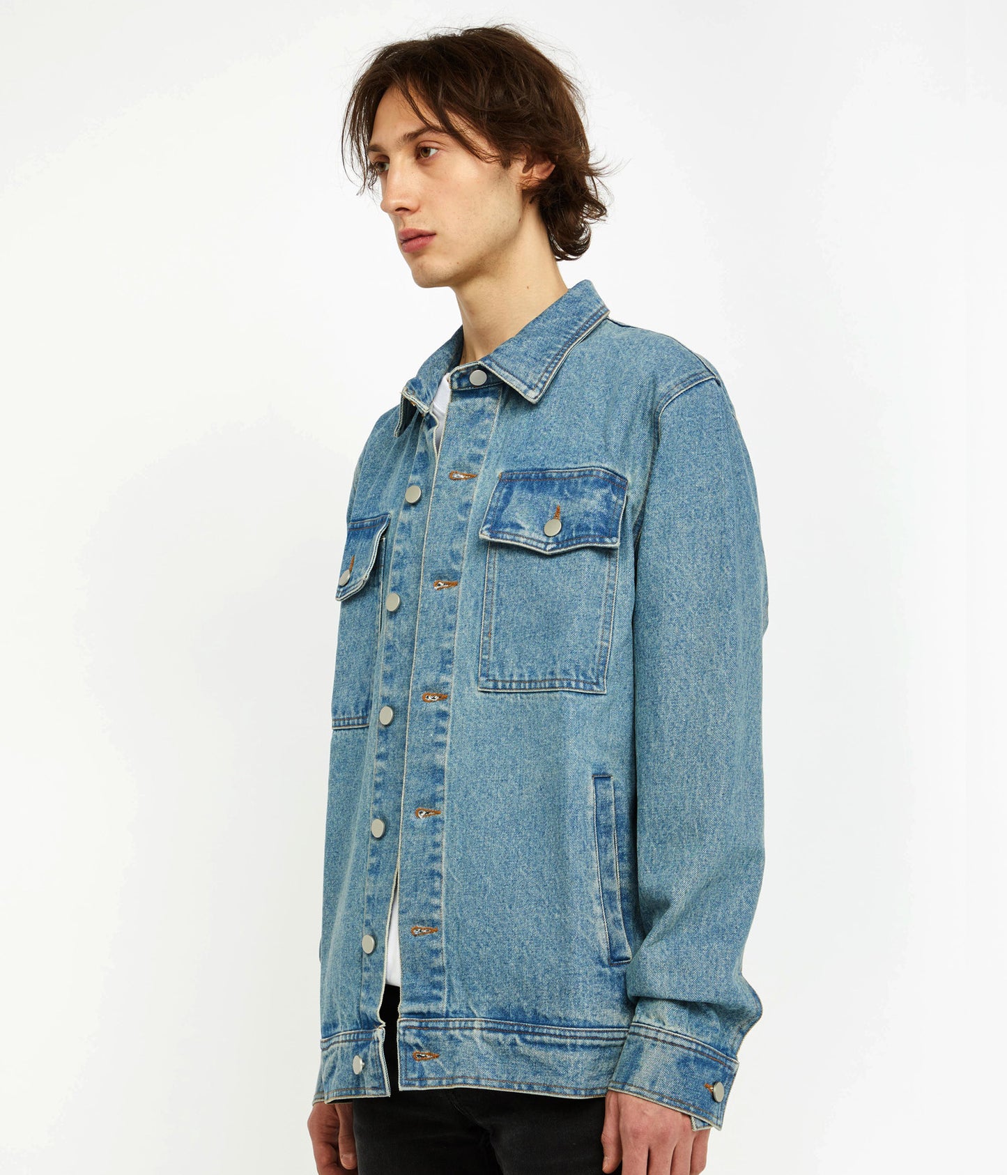 MEN GROWTH BLUE DENIM JACKET