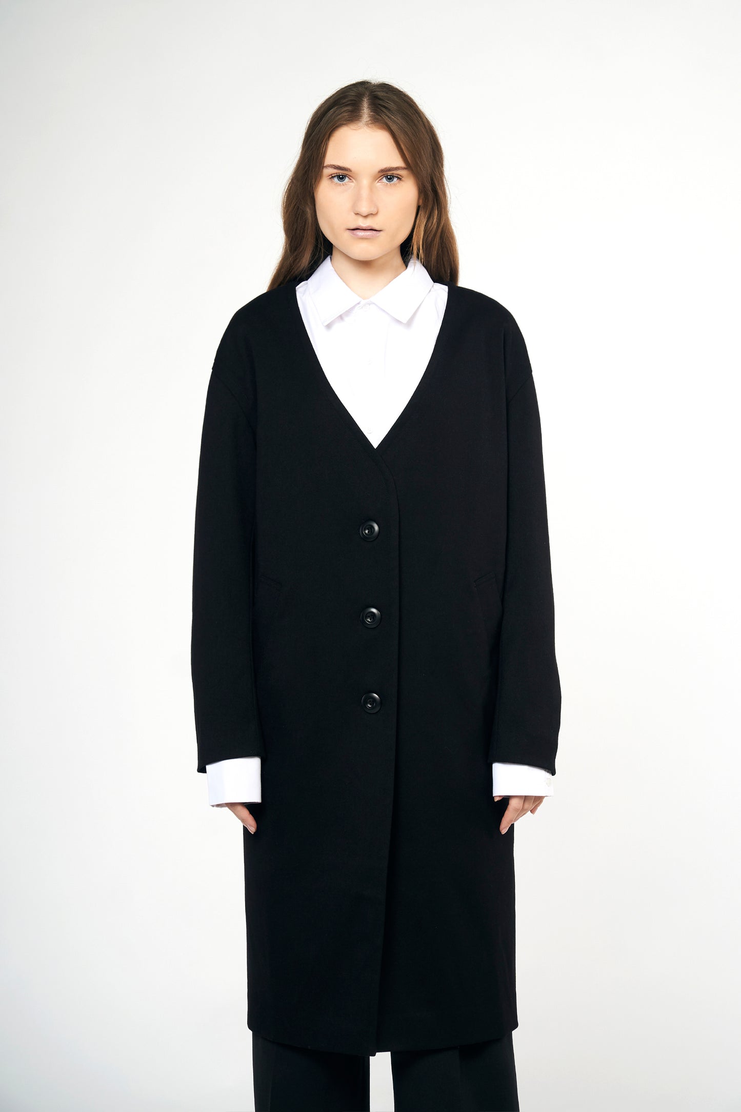 WOMEN LAYOVER COAT