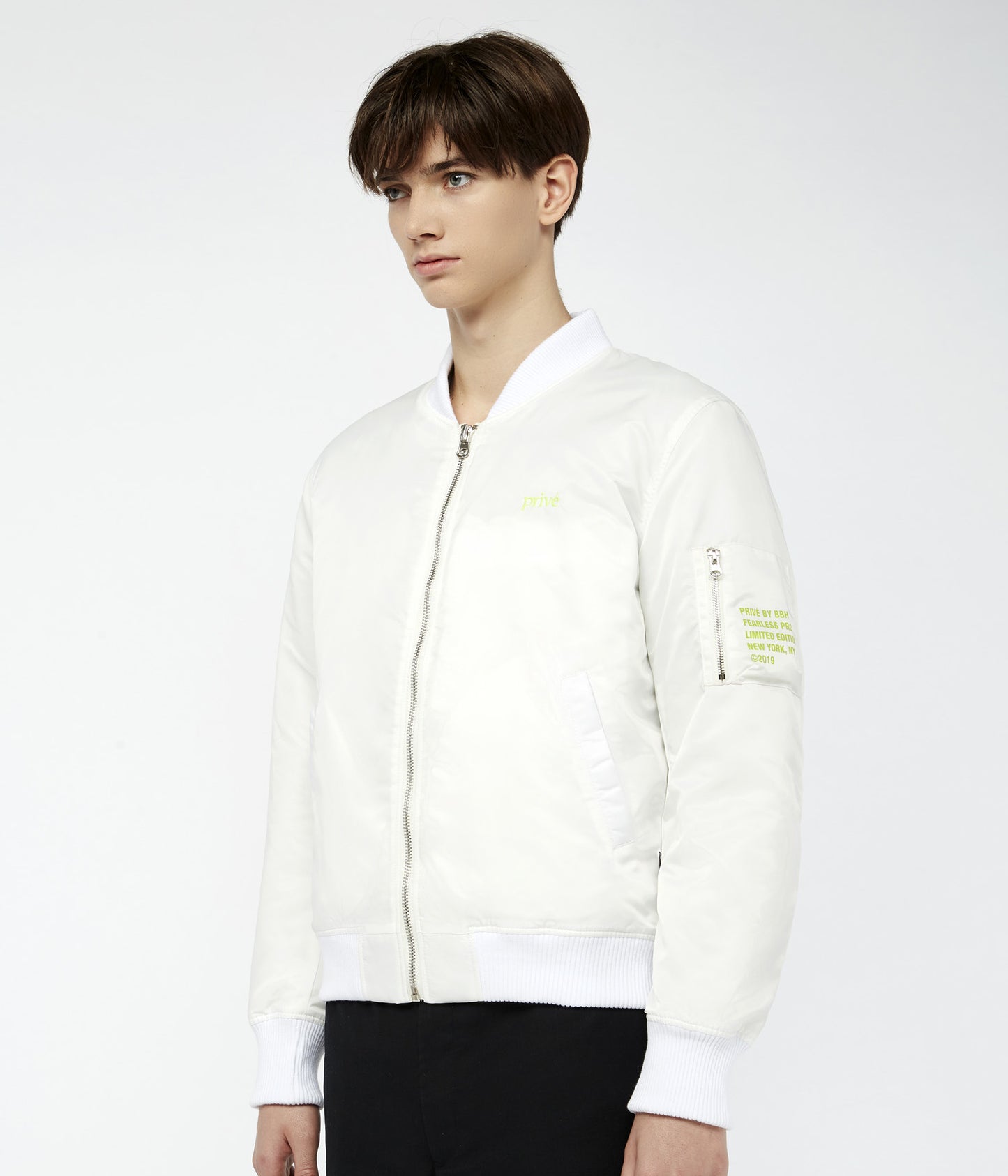 MEN FLIGHT BOMBER - WHITE